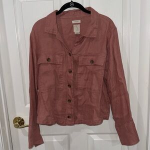 Joie Linen Shirt Size Large